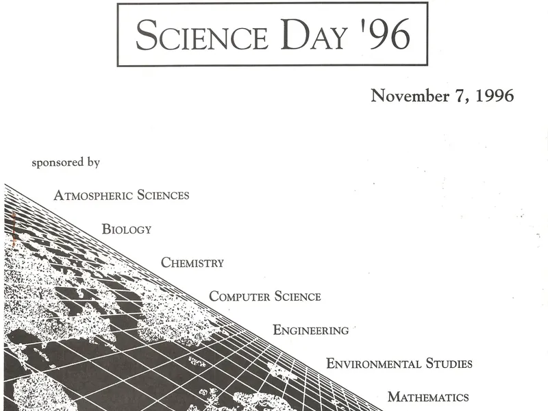 1996 Science Day Program